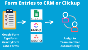 Form Entries to CRM or Clickup